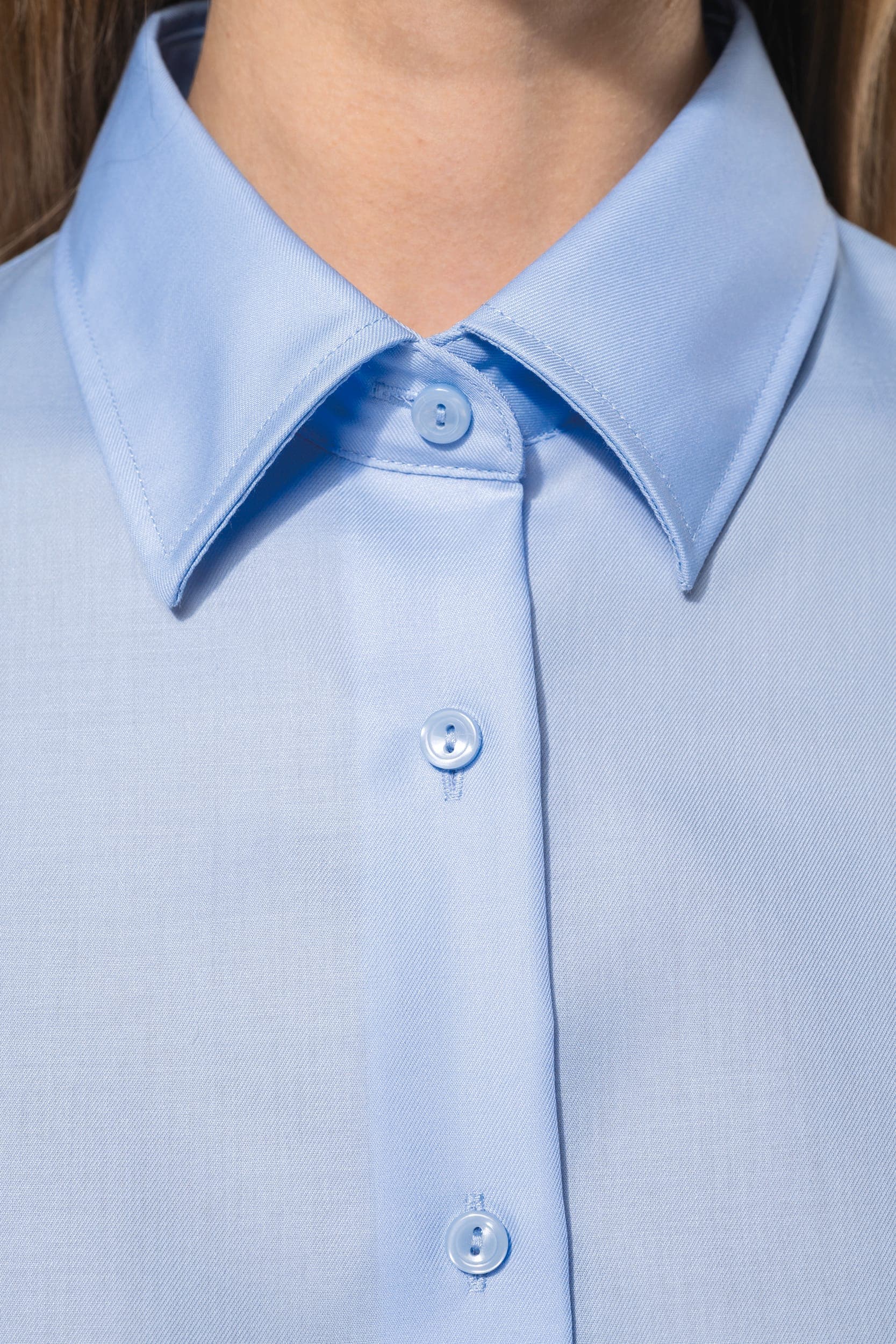 Chemise manches courtes sans repassage femme en situation