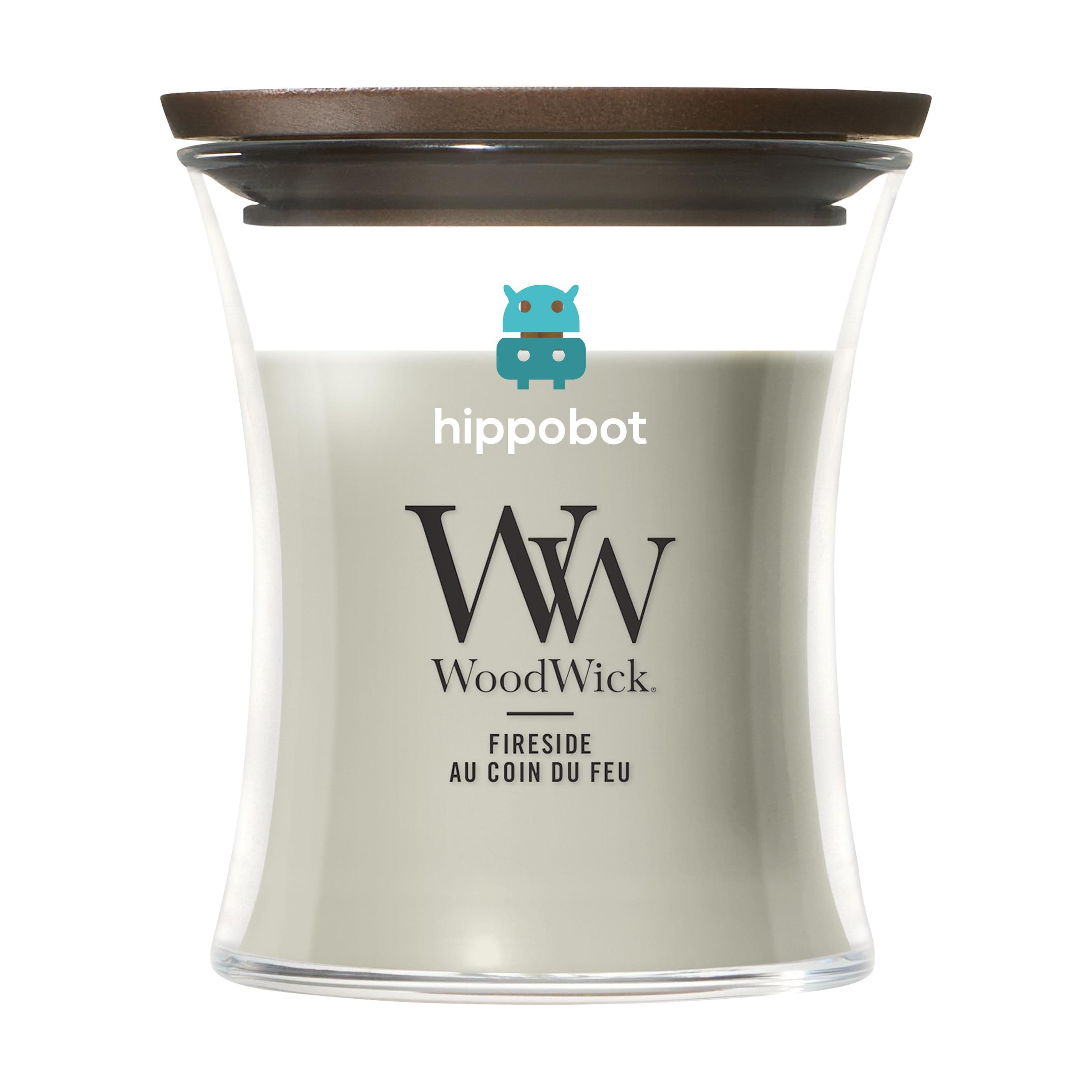 Bougie parfumée WoodWick Fireside mini