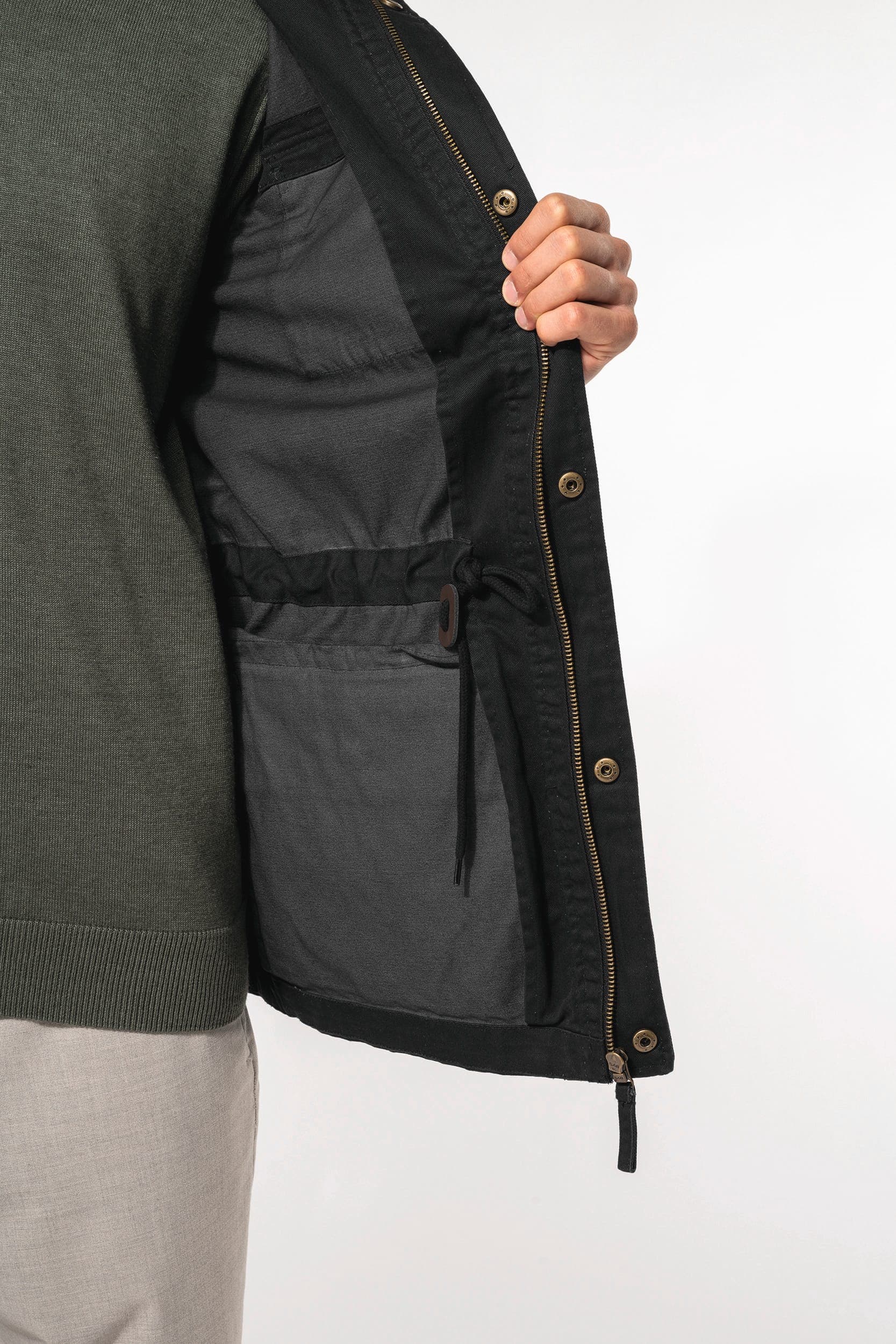Veste safari homme en situation