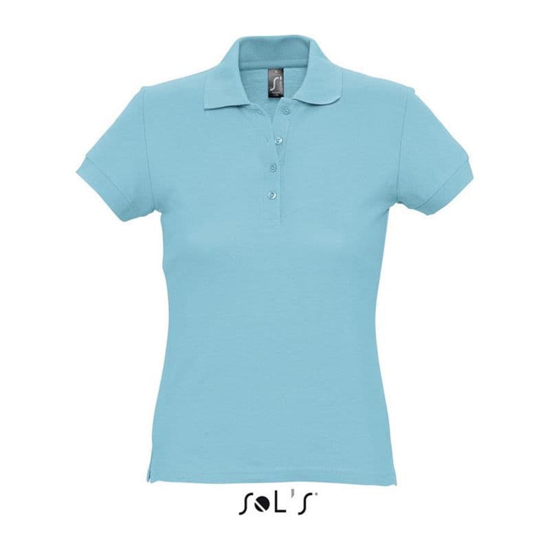 SOL'S PASSION WOMEN POLO SHIRT coloris Bleu atoll