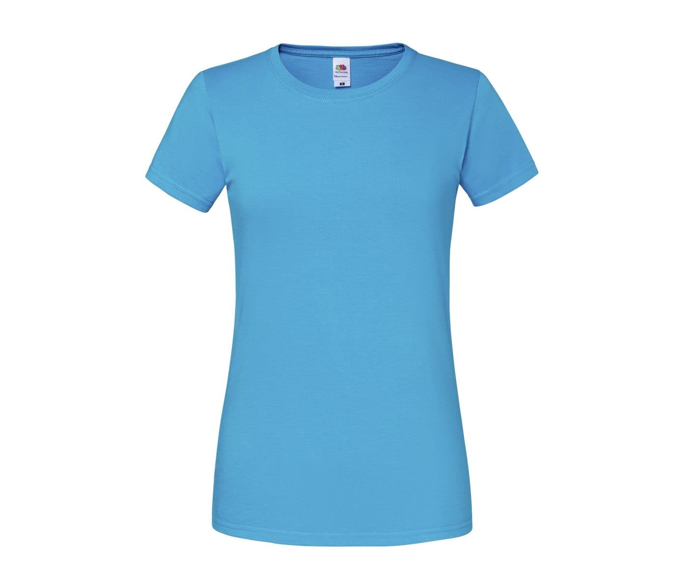 LADIES ICONIC 195 RINGSPUN PREMIUM T coloris Bleu azur