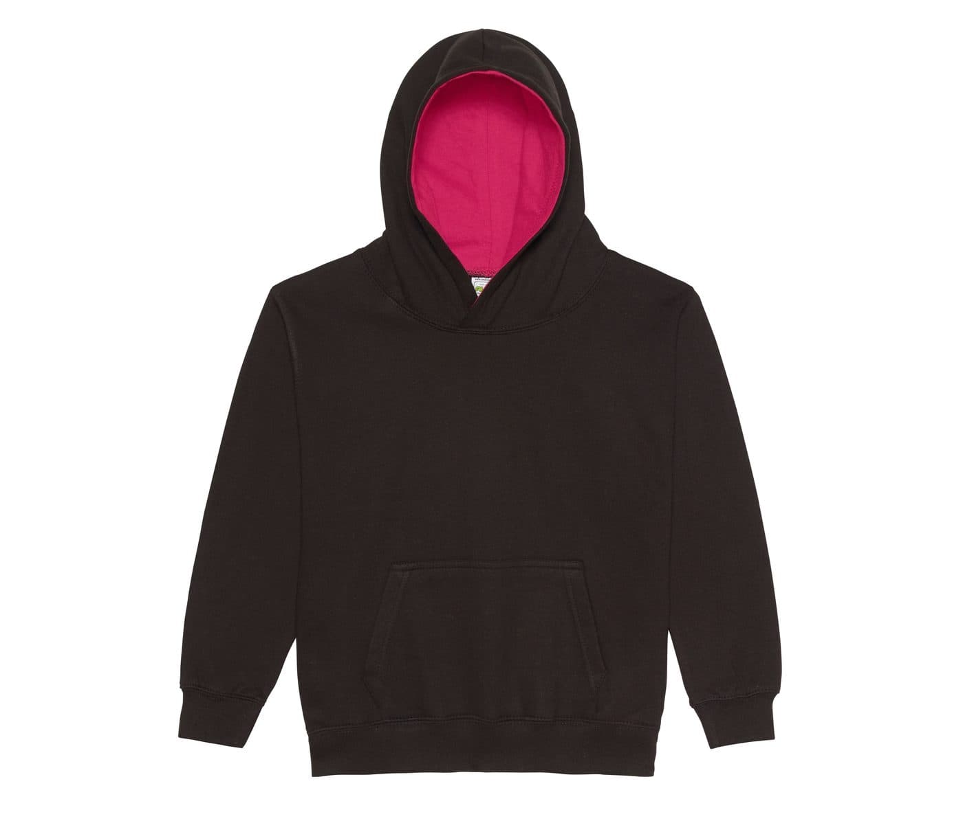 KIDS VARSITY HOODIE coloris Noir jais / Rose vif