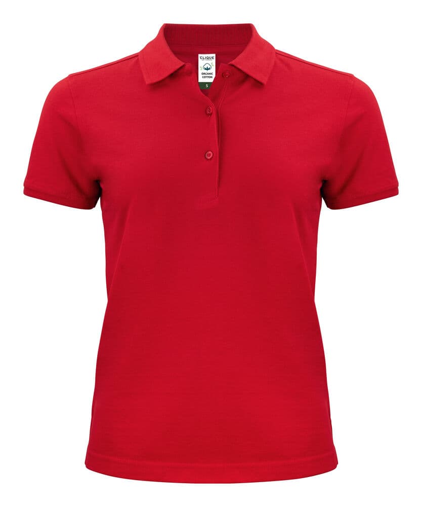 Clique Classic OC Polo Women coloris Rouge