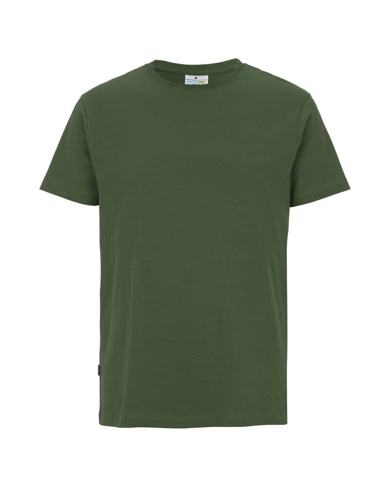 T-SHIRT HOMME - CERTIFIÉ GOTS coloris Vert foncé