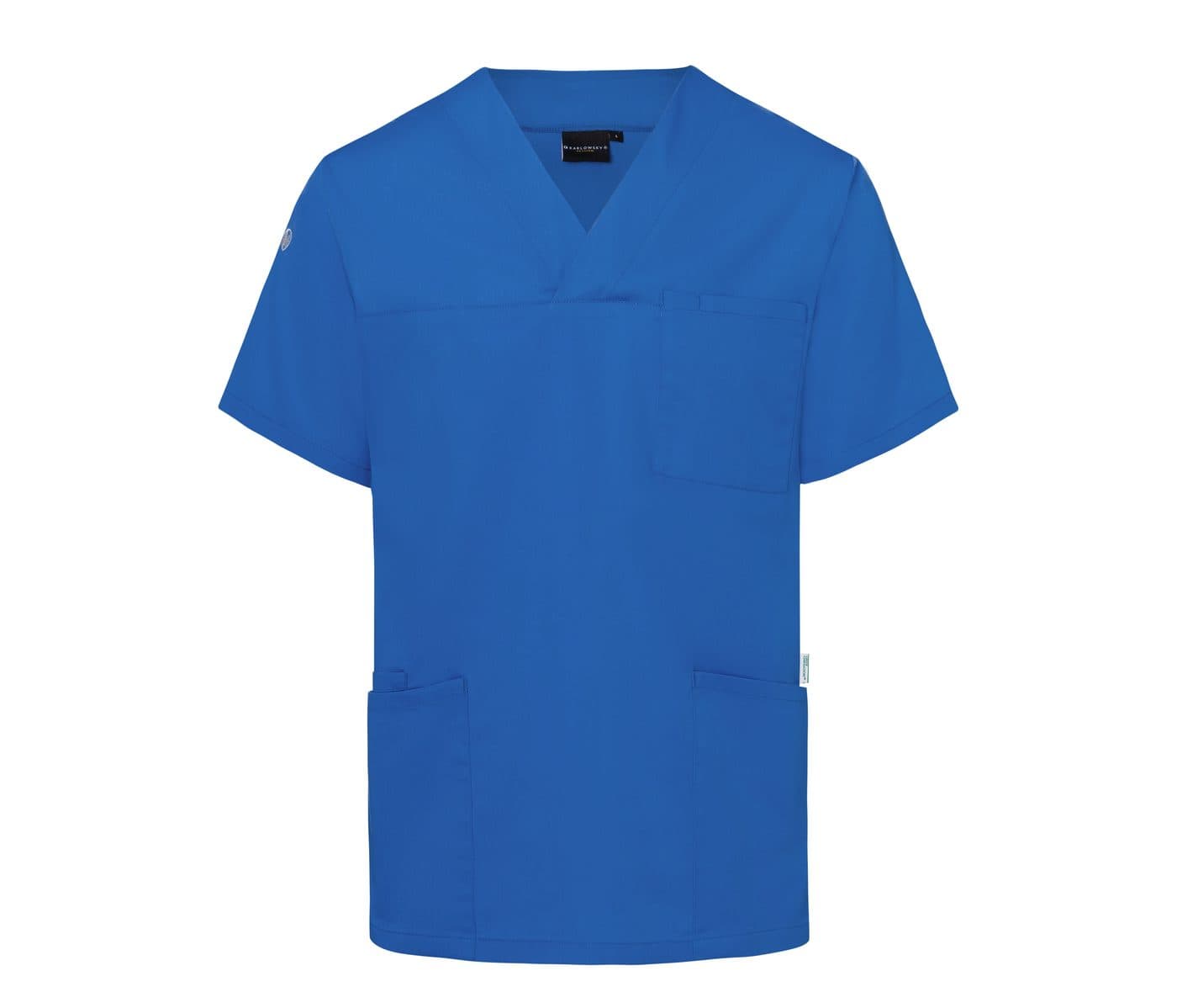 SHORT-SLEEVE MEN'S SLIP-ON TUNIC ESSENTIAL coloris Bleu roi