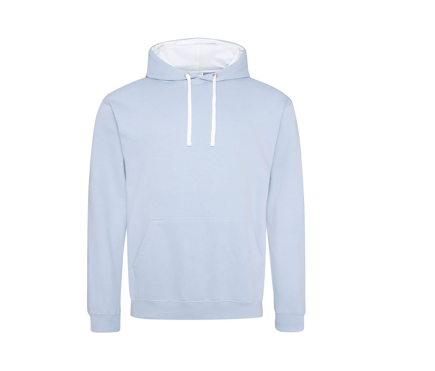 VARSITY HOODIE coloris Bleu ciel / Blanc