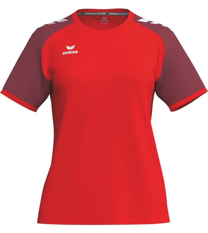 WINGS Jersey Shortsleeve coloris Rouge / Bordeaux
