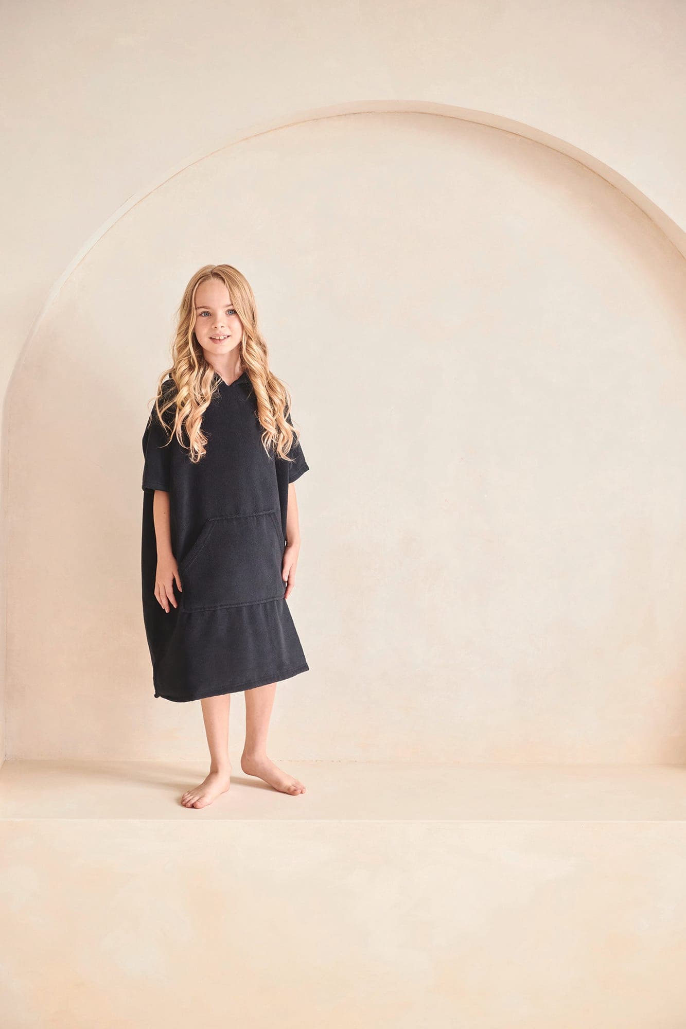 Poncho éponge enfant en situation