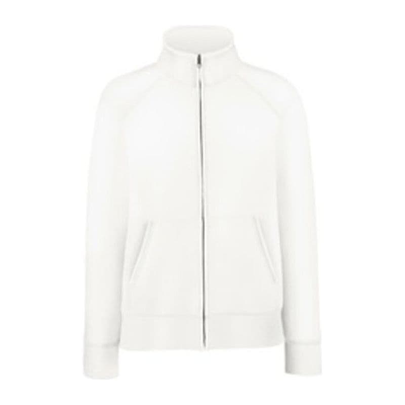 LADIES PREMIUM SWEAT JACKET coloris Blanc