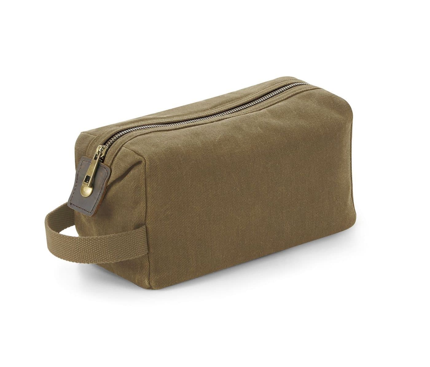 HERITAGE WAXED CANVAS WASH BAG coloris Sable désert