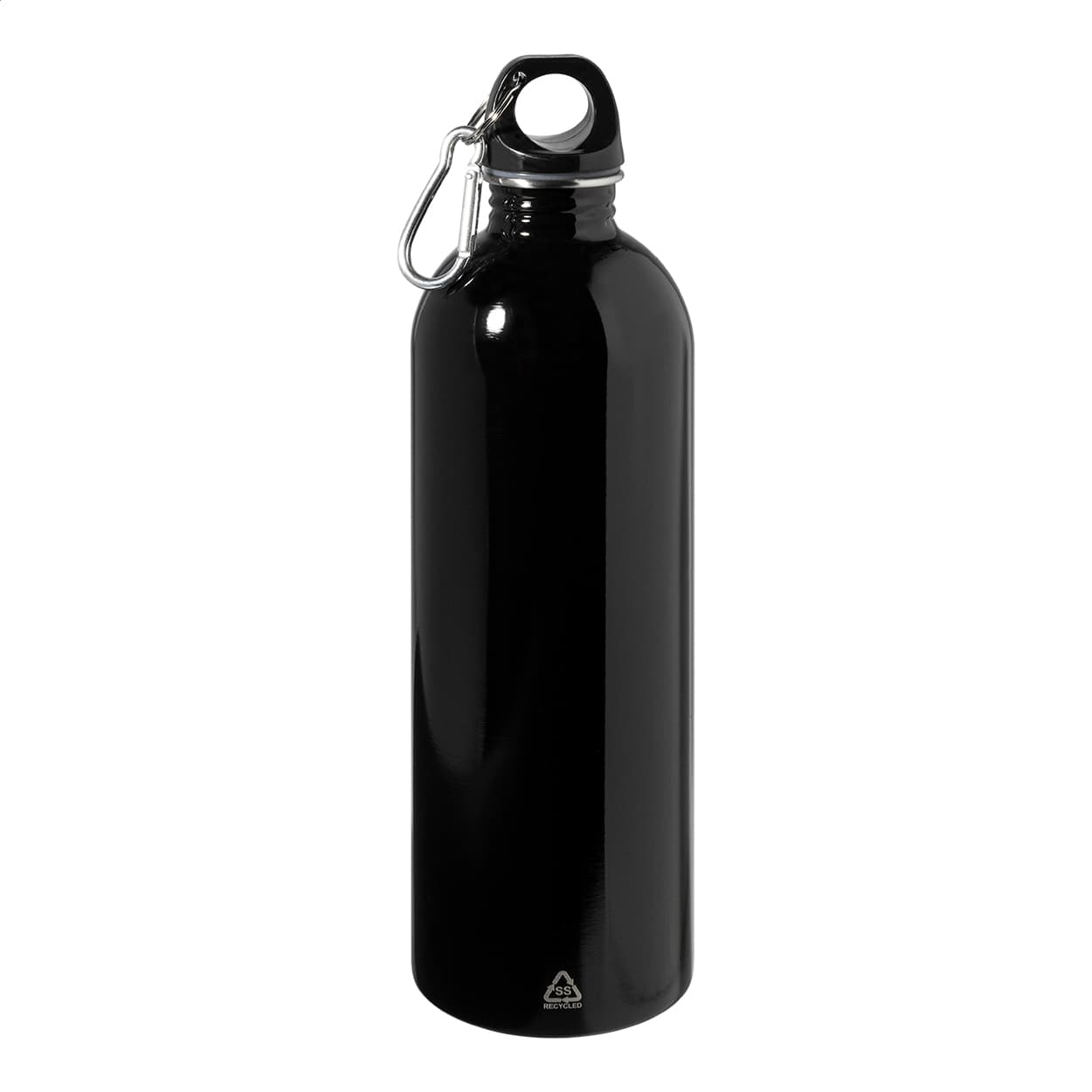 Bouteille en acier inoxydable recyclée coloris Noir