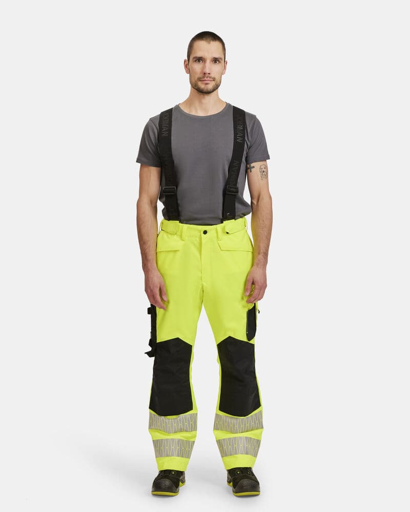 Jobman 1235 Winter Jacket Hi-Vis en situation