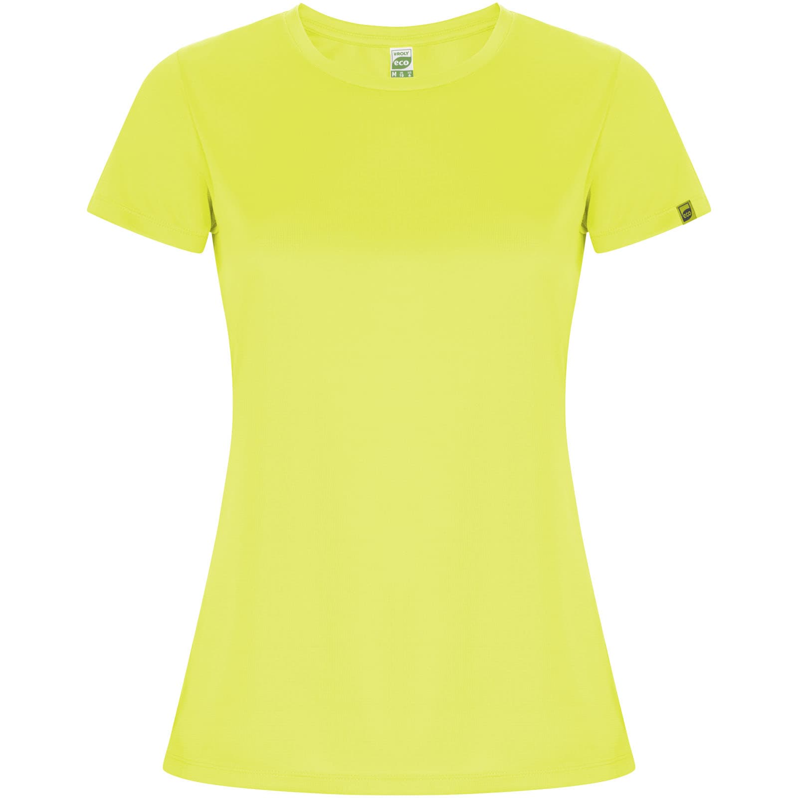 T-shirt sport de 135 g/m² Imola à manches courtes pour femme coloris Jaune fluo