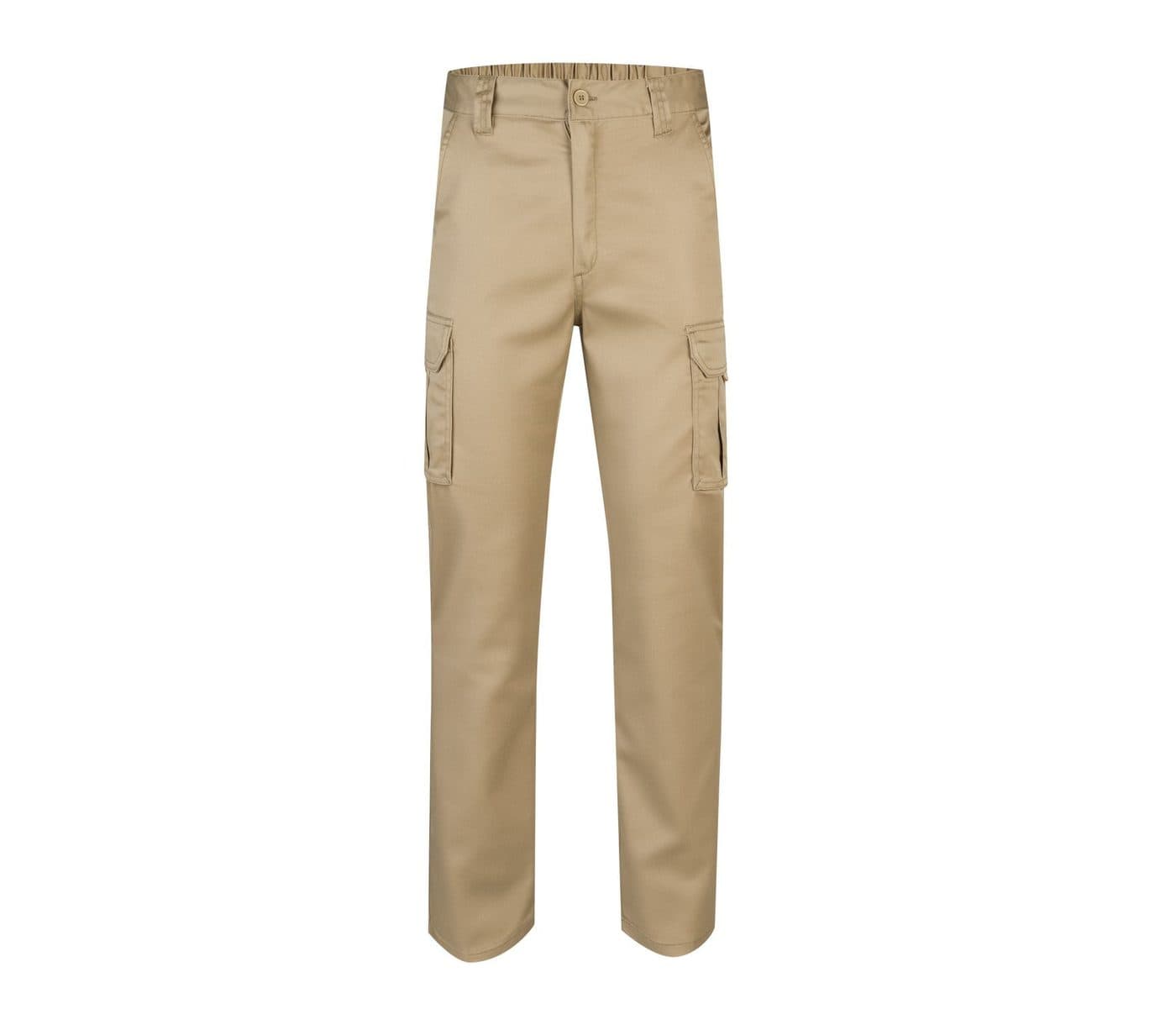 PANTALON MULTIPOCHES STRETCH coloris Beige