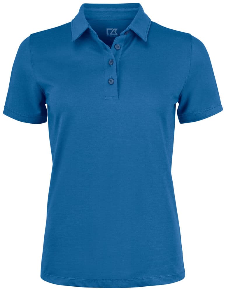 Polo Cutter & Buck Oceanside Stretch femme coloris Bleu roi