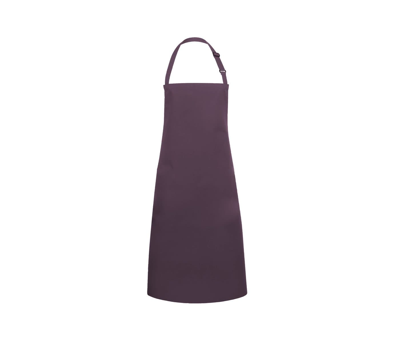 BIB APRON BASIC WITH BUCKLE coloris Aubergine