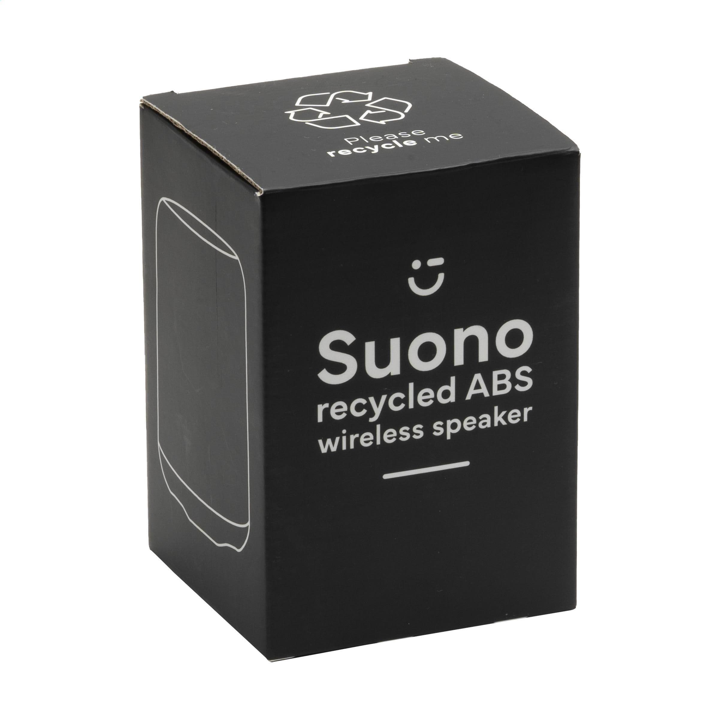 Enceinte Bluetooth Suono RCS en ABS recyclé en situation