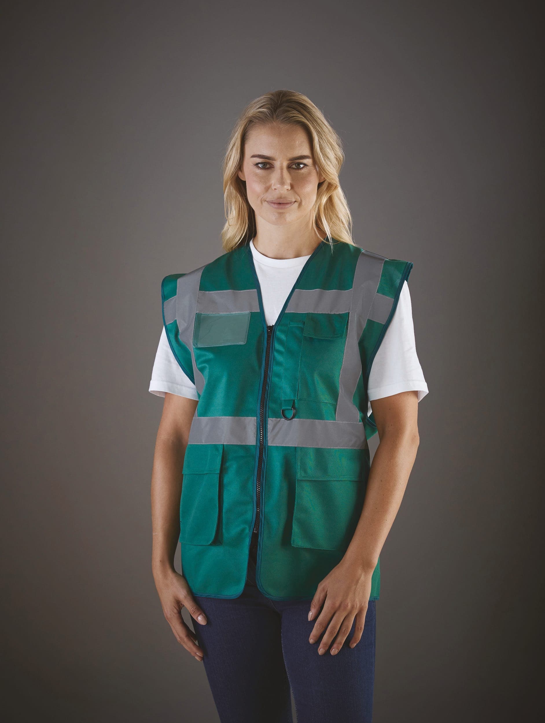 Gilet multifonction haute visibilité en situation