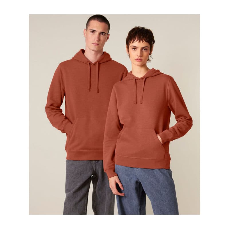 Drummer 2.0 unisex hoodie  coloris Marron Heritage
