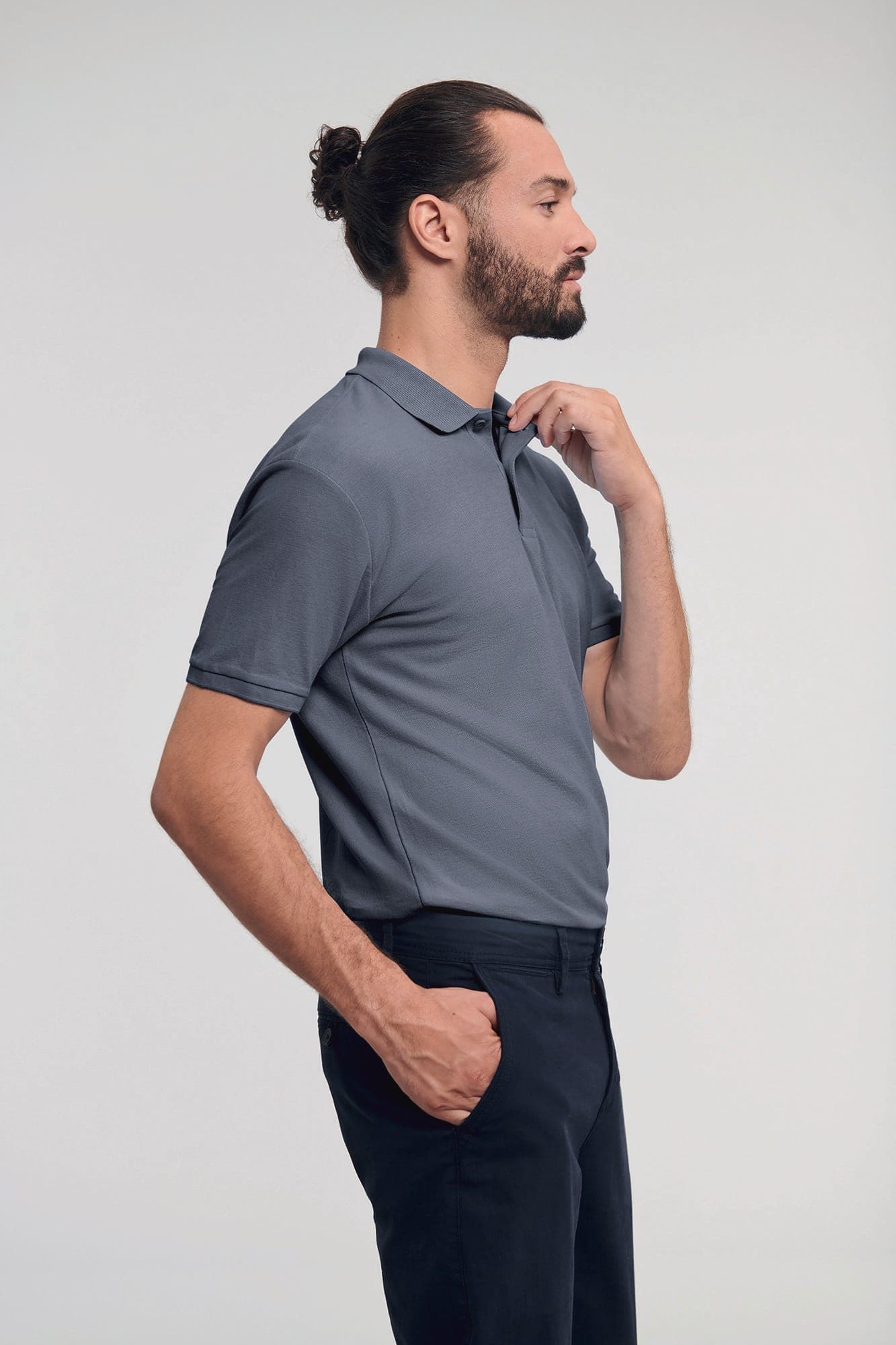 Polo homme Authentic Eco en situation