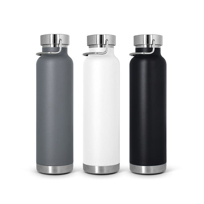BOUTEILLE GOURDE 65 cl ISOTHERME DOUBLE-PAROI INOX en situation