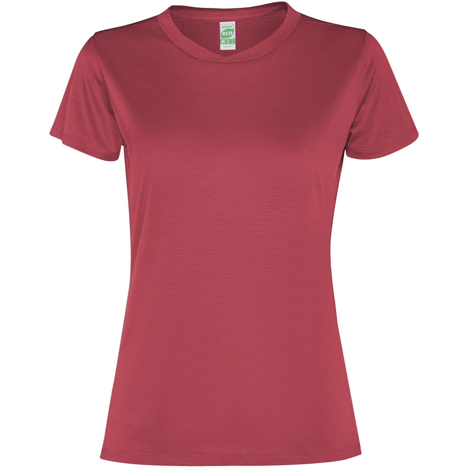 T-shirt de sport de 100 g/m² Slam à manches courtes pour femme coloris Rouge baie