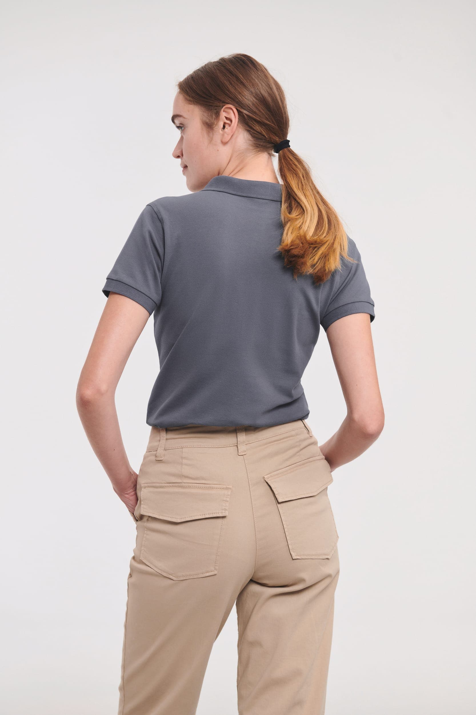 Polo Stretch Femme en situation
