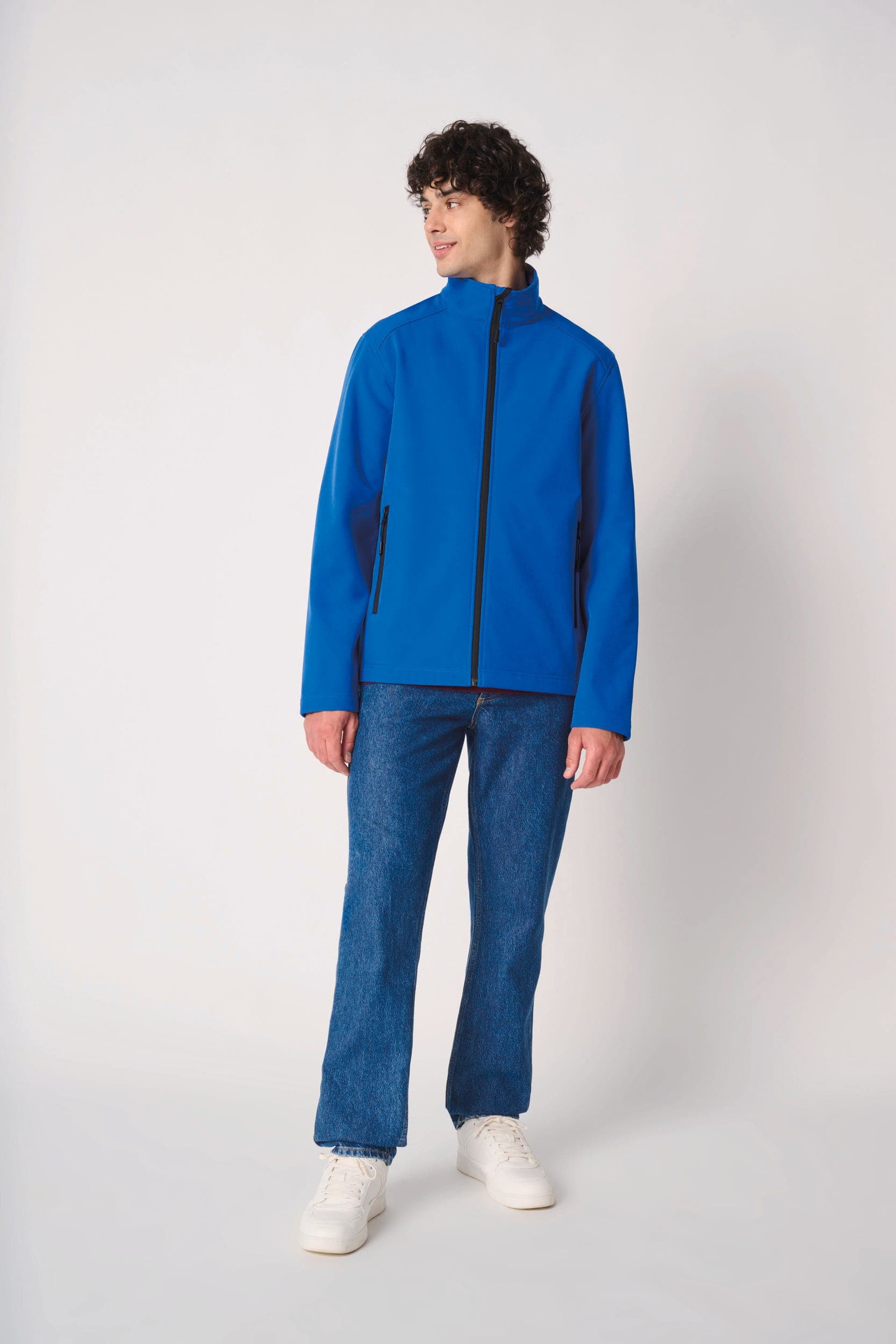 Veste softshell 2 couches homme en situation