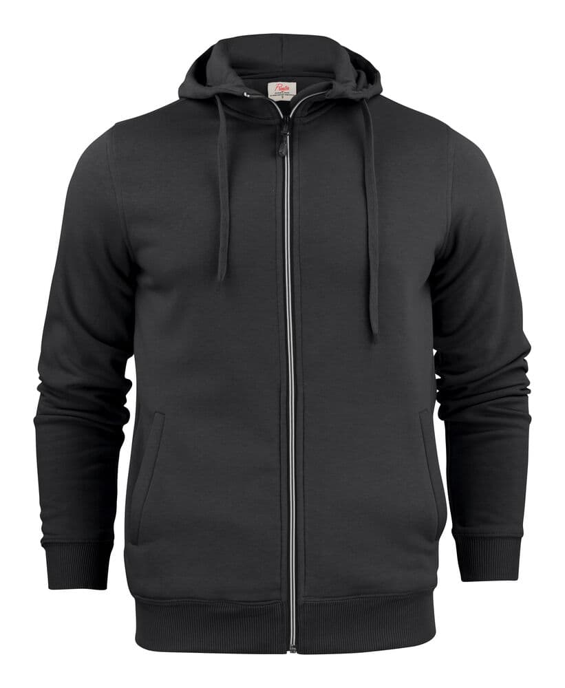 Sweat-shirt Fermeture Complète Hommes coloris Noir