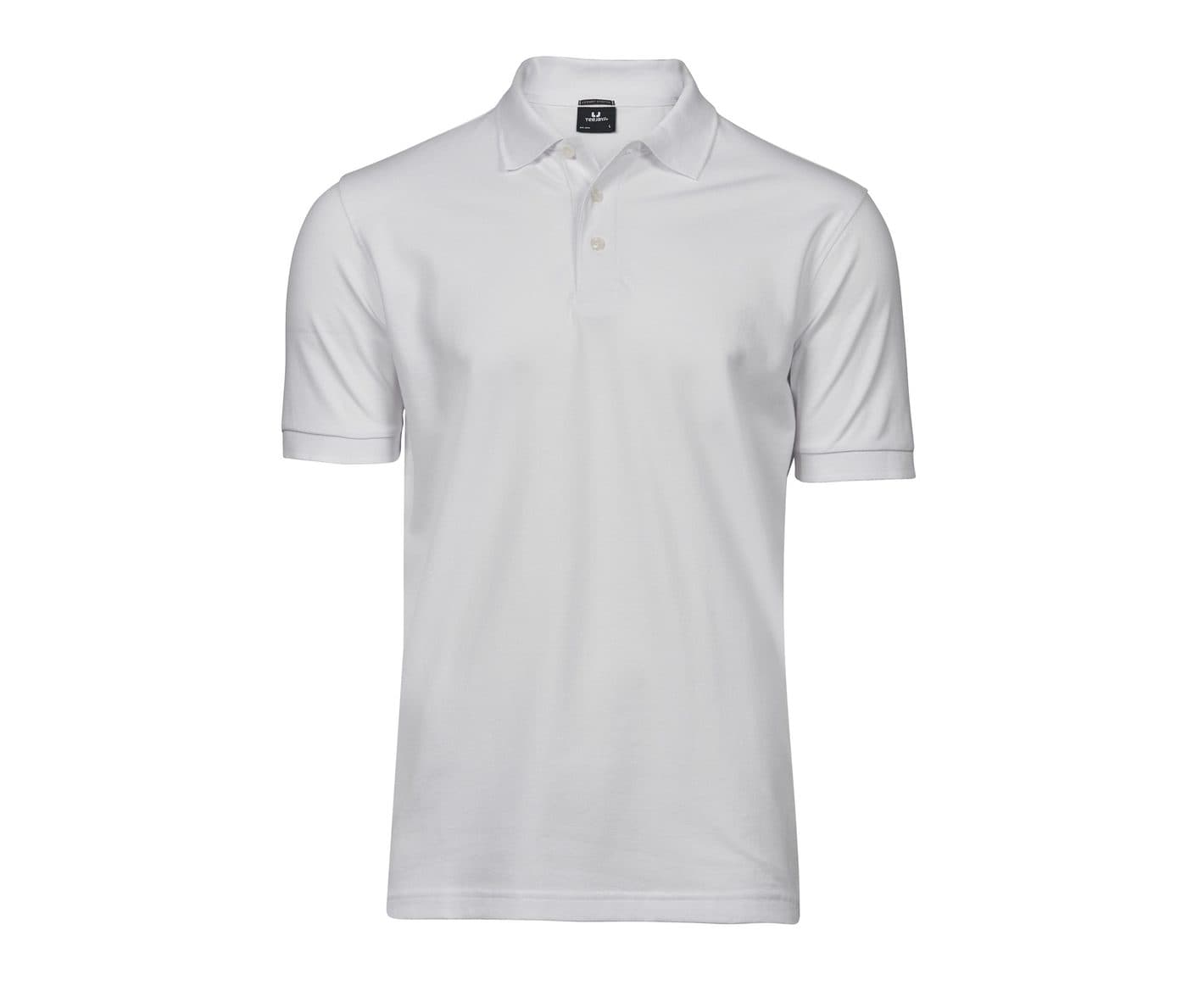 LUXURY STRETCH POLO coloris Blanc