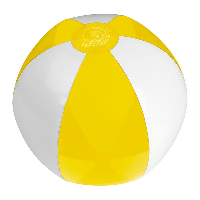 Ballon de plage "Montepulciano" coloris Jaune