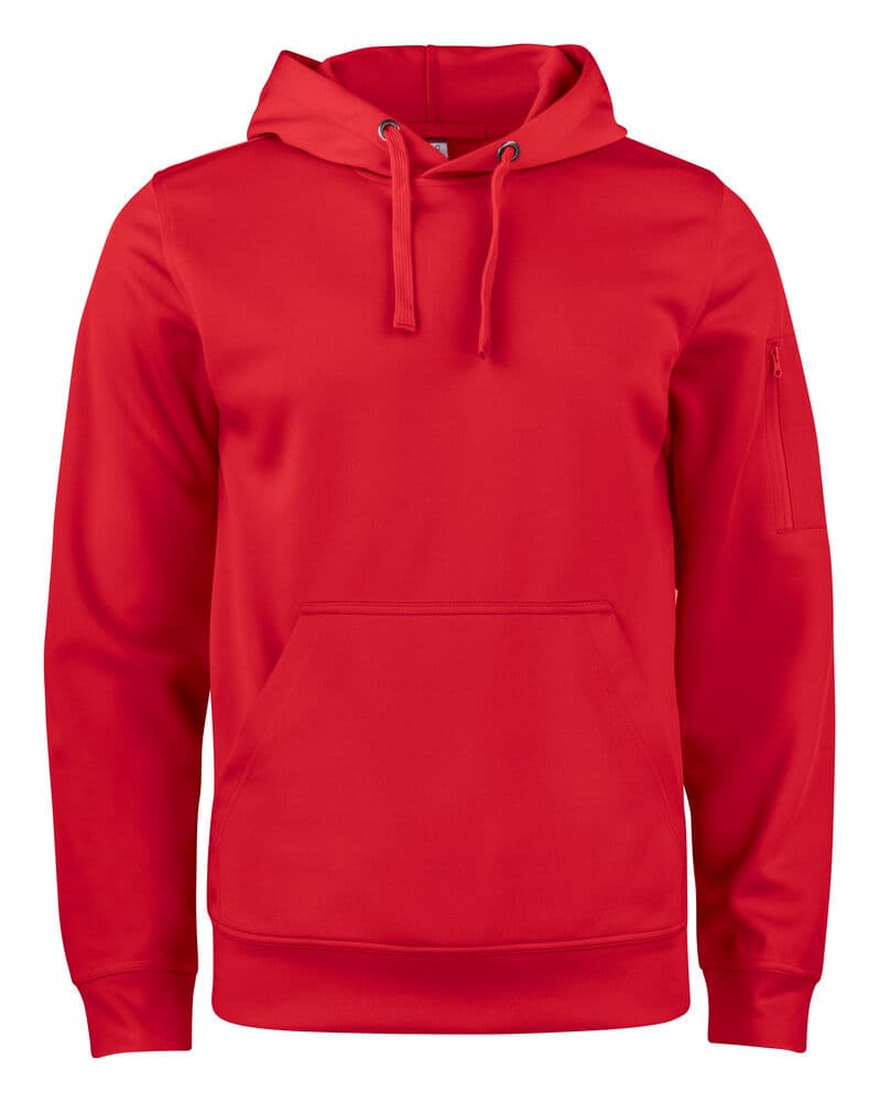 Clique Basic Active Hoody coloris Rouge