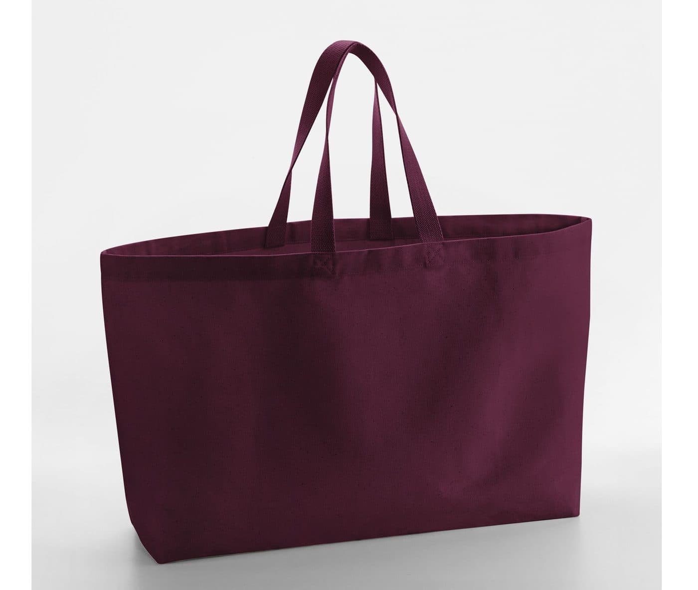 OVERSIZED CANVAS TOTE BAG coloris Bordeaux