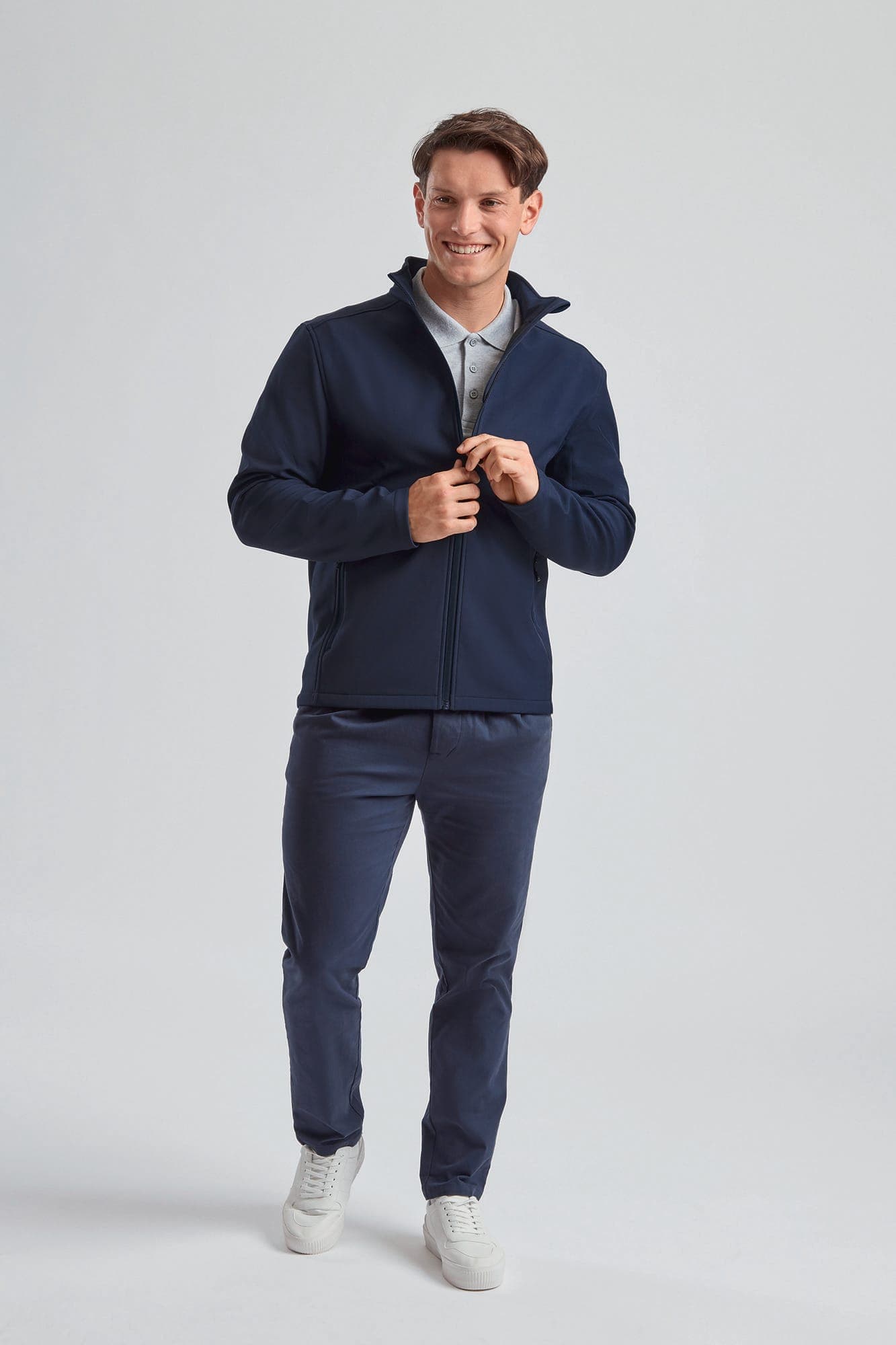 Veste softhsell Essential en situation