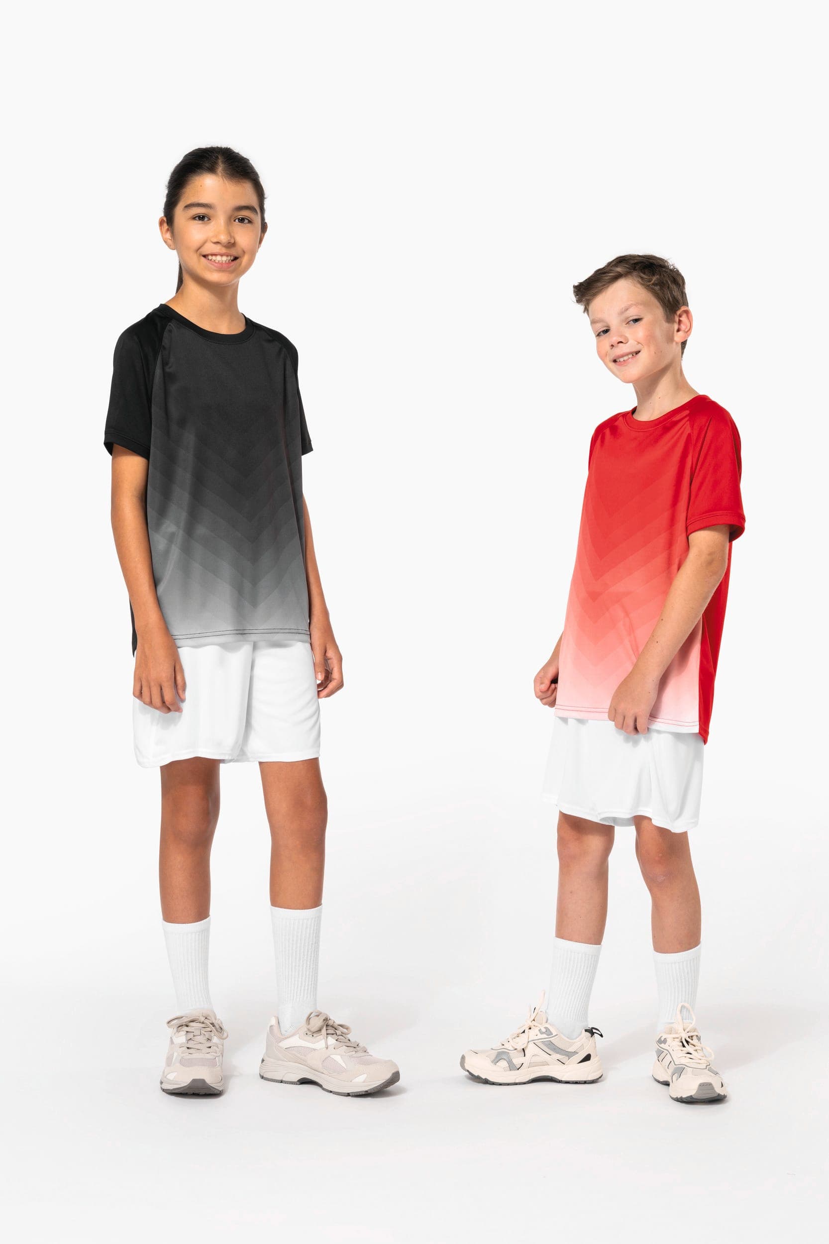 Maillot multisport polyester sublimé enfant en situation
