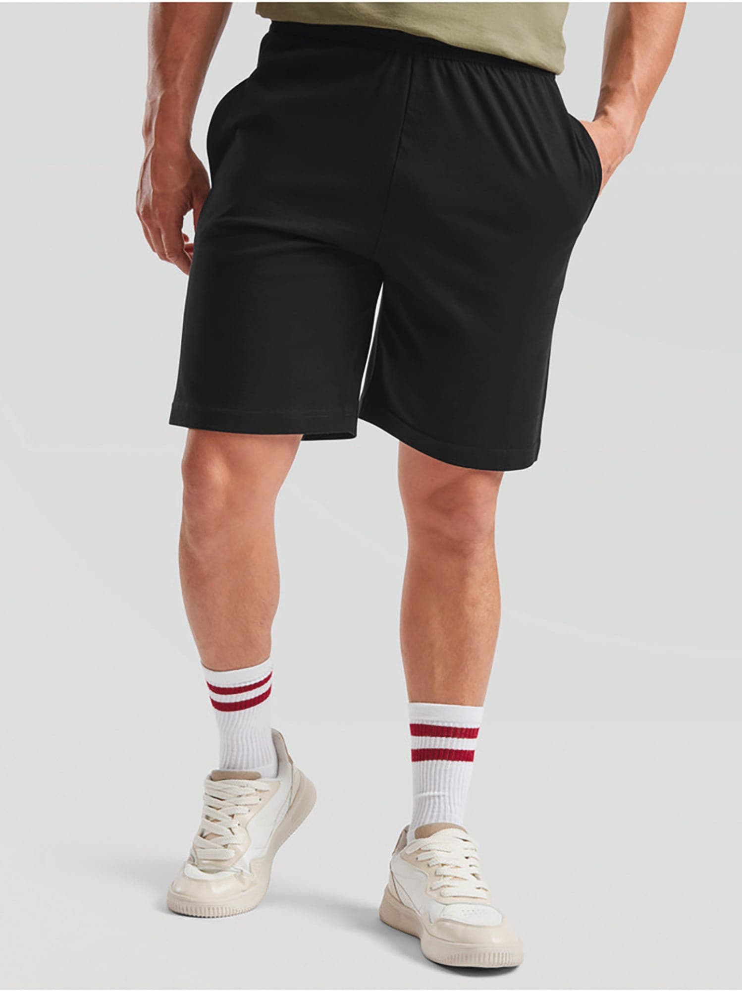Short en jersey en situation