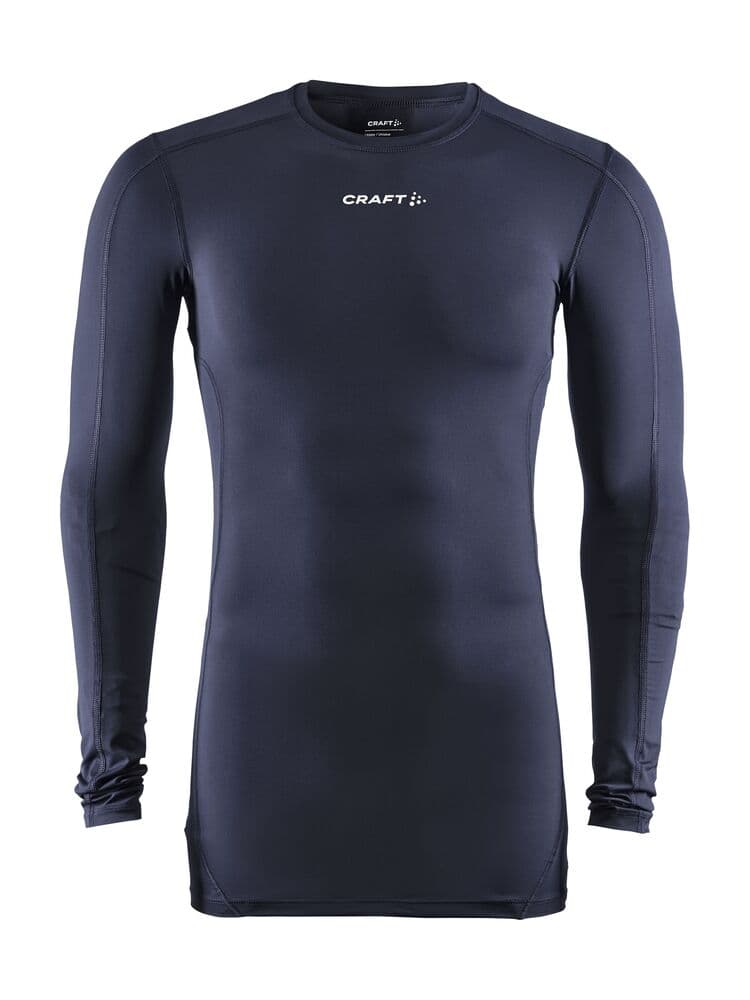 Craft Pro control compression tee ls uni coloris Bleu marine