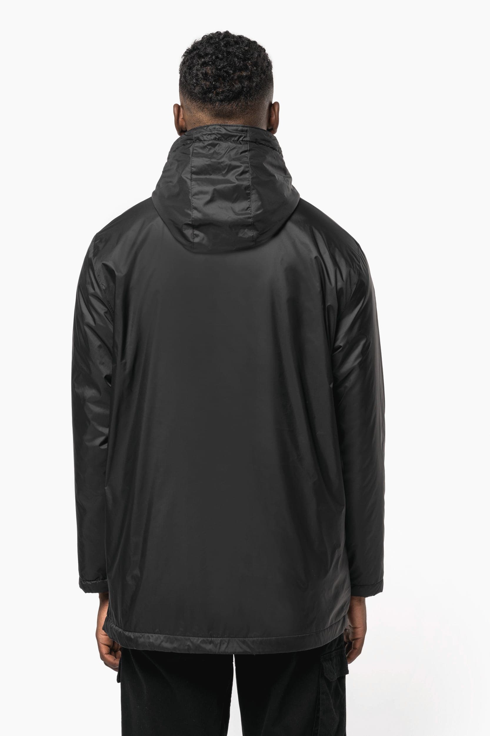 Veste à capuche avec doublure en micropolaire unisexe en situation