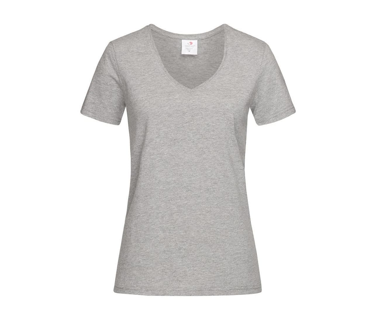 CLASSIC-T V-NECK coloris Gris chiné