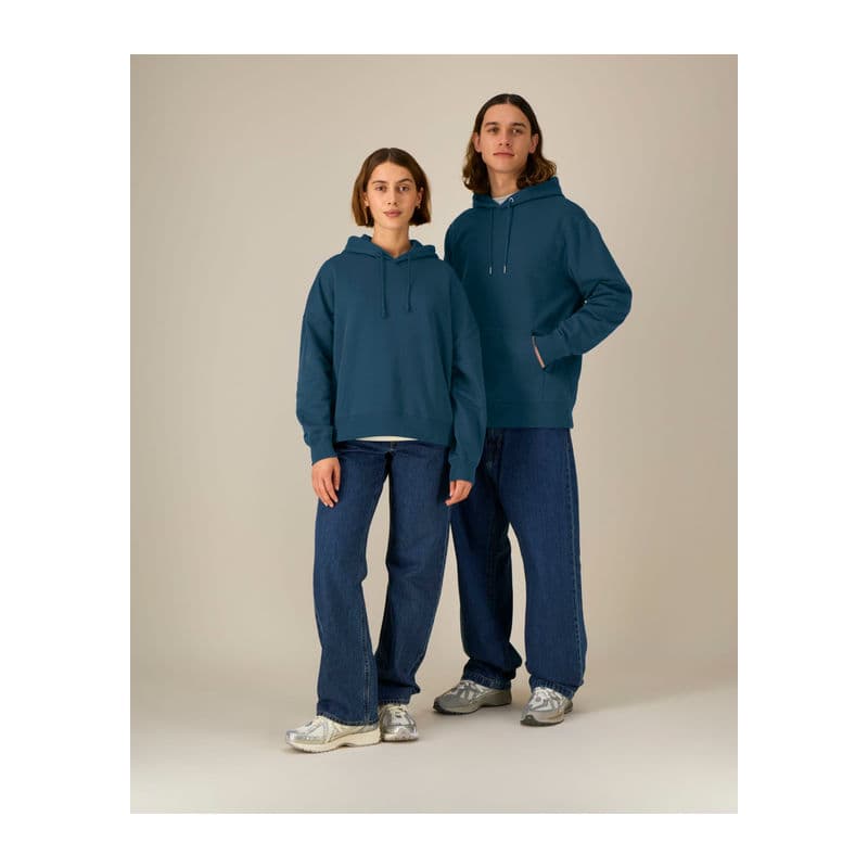 Stella Nora women's hoodie  coloris Bleu canard profond