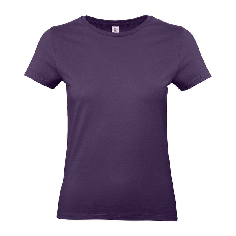 B&C #E190 /WOMEN T-SHIRT coloris Violet éclatant