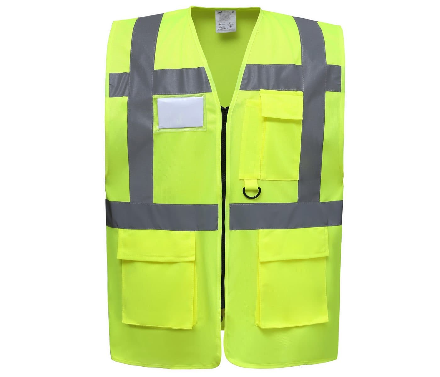 MULTI-FUNCTIONAL EXECUTIVE HI-VIS WAISTCOAT coloris Jaune haute visibilité