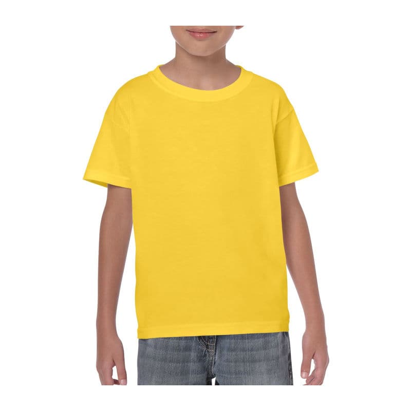 HEAVY COTTON YOUTH T-SHIRT coloris Jaune pâquerette