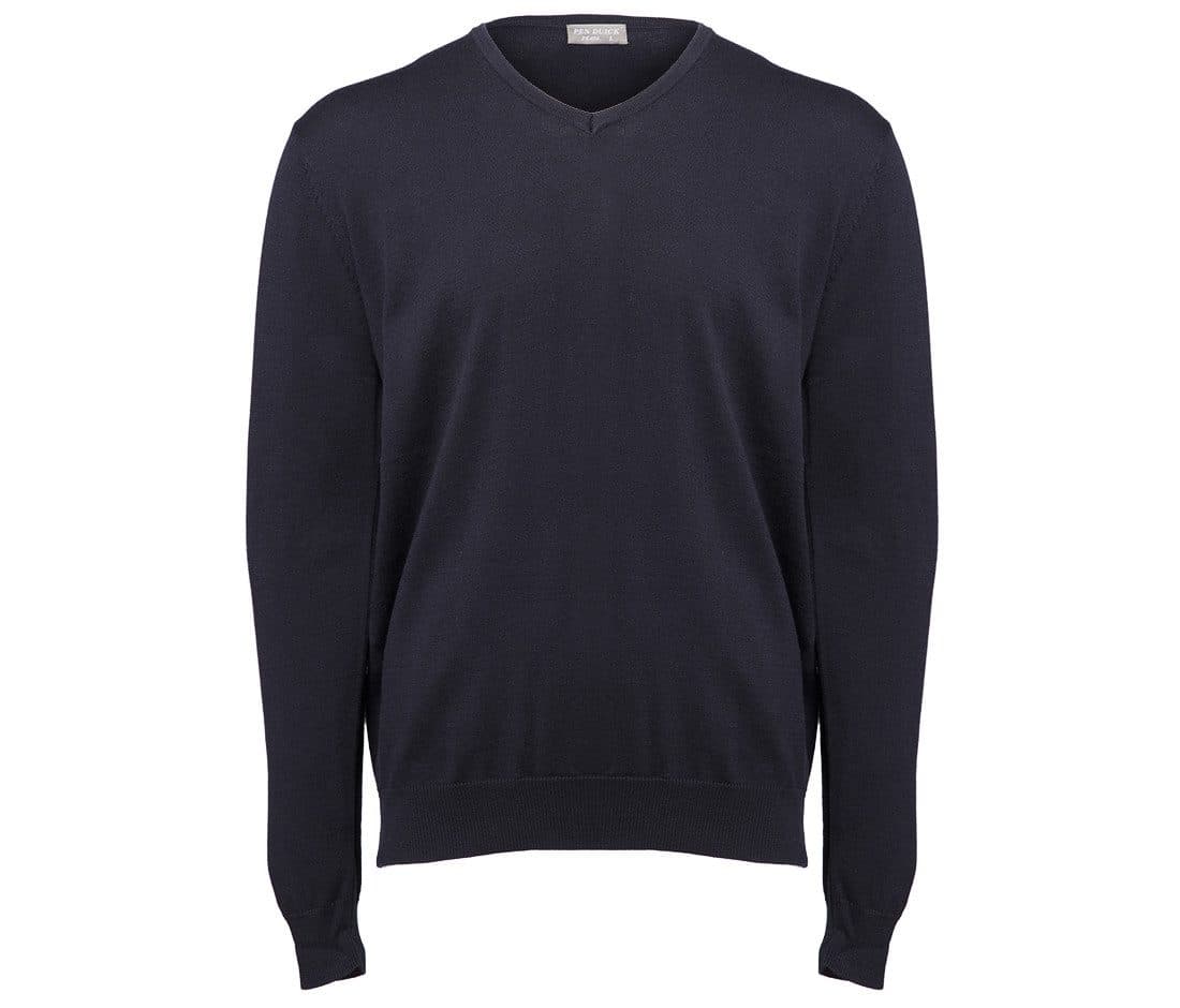 MENS V NECK coloris Marine
