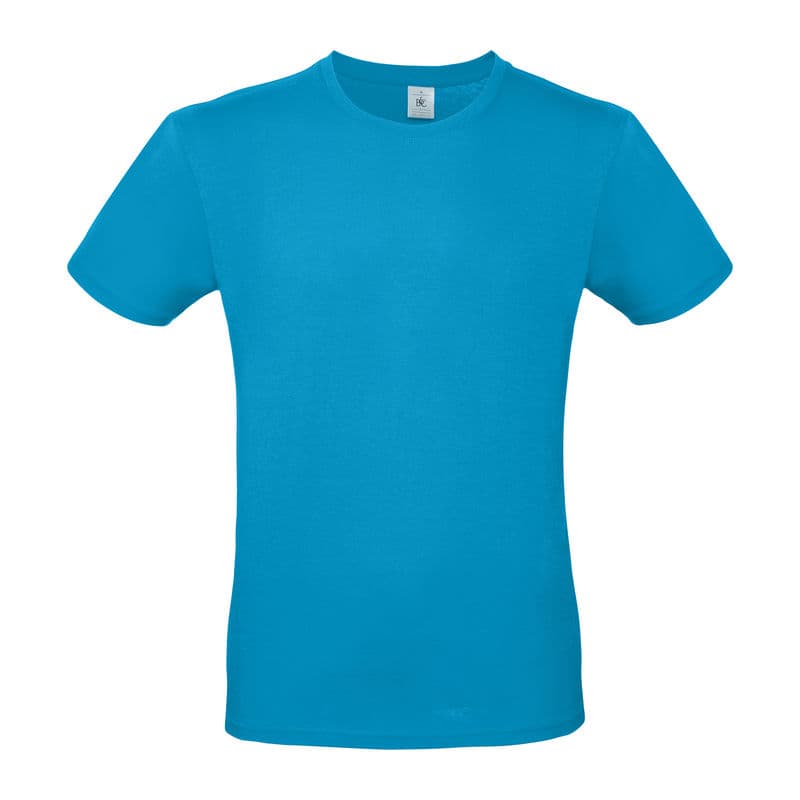 B&C #E150 UNISEX T-SHIRT coloris Bleu atoll