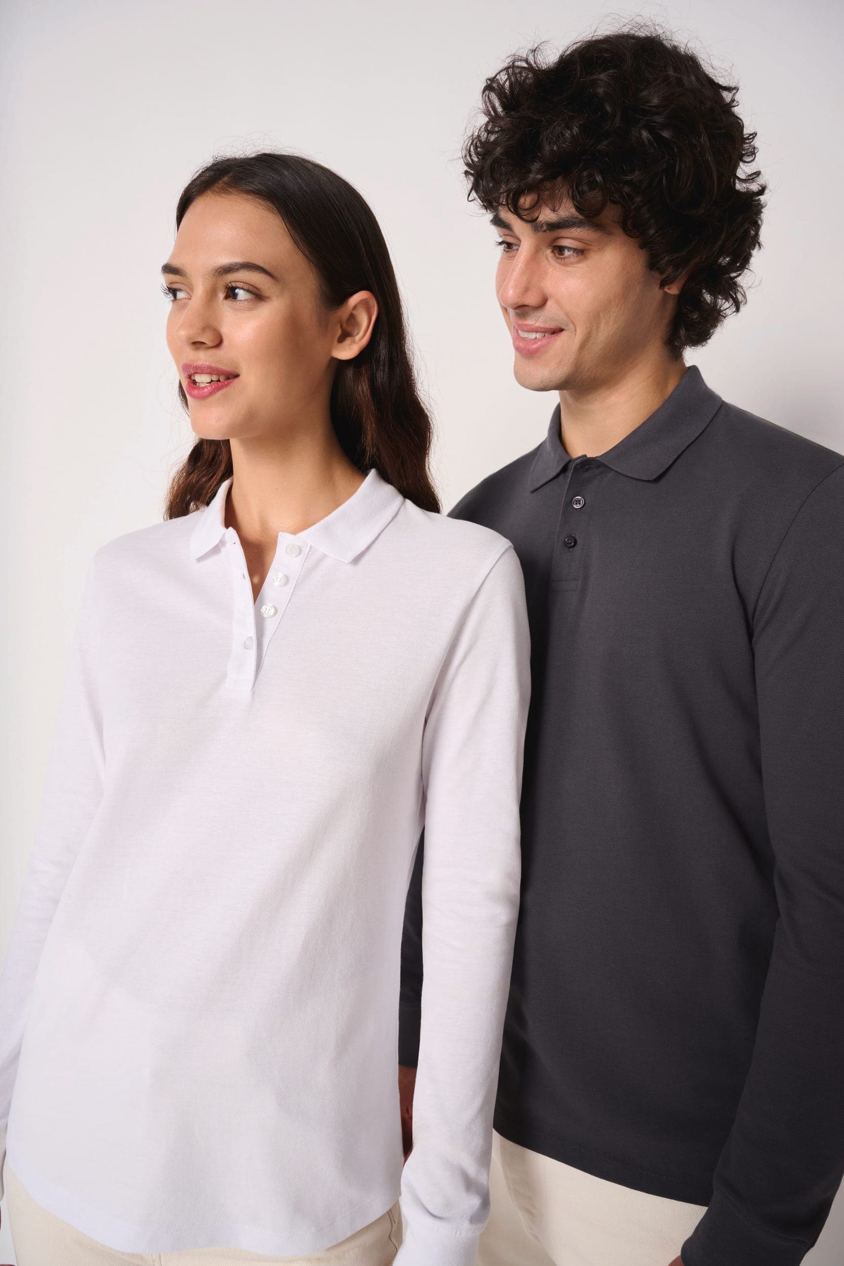 Polo piqué LSL homme en situation