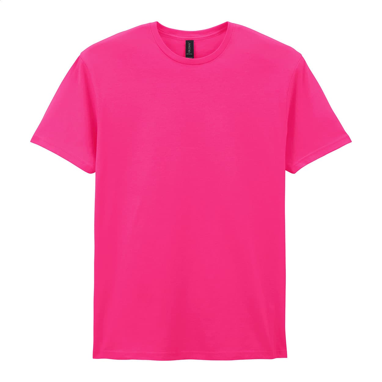 T-shirt en coton ringspun coloris Rose foncé