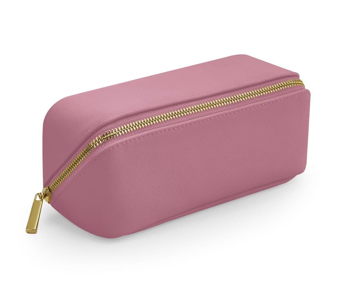 BOUTIQUE OPEN FLAT MINI ACCESSORY CASE coloris Rose poudré