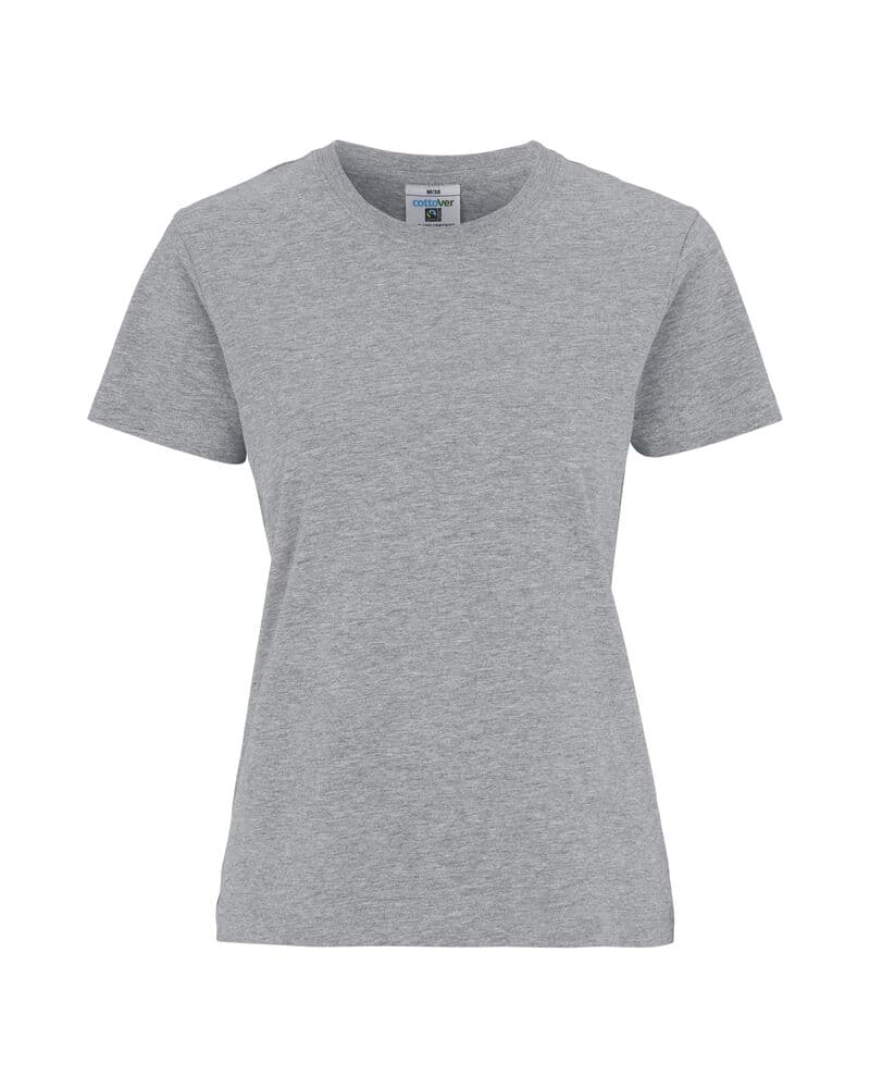 T-SHIRT FEMME - CERTIFIÉ GOTS coloris Gris Mélange