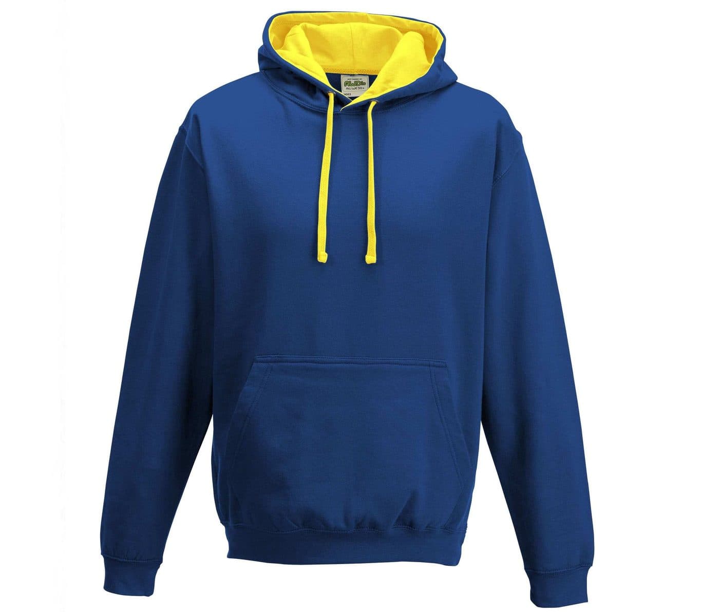 VARSITY HOODIE coloris Bleu roi / Jaune soleil